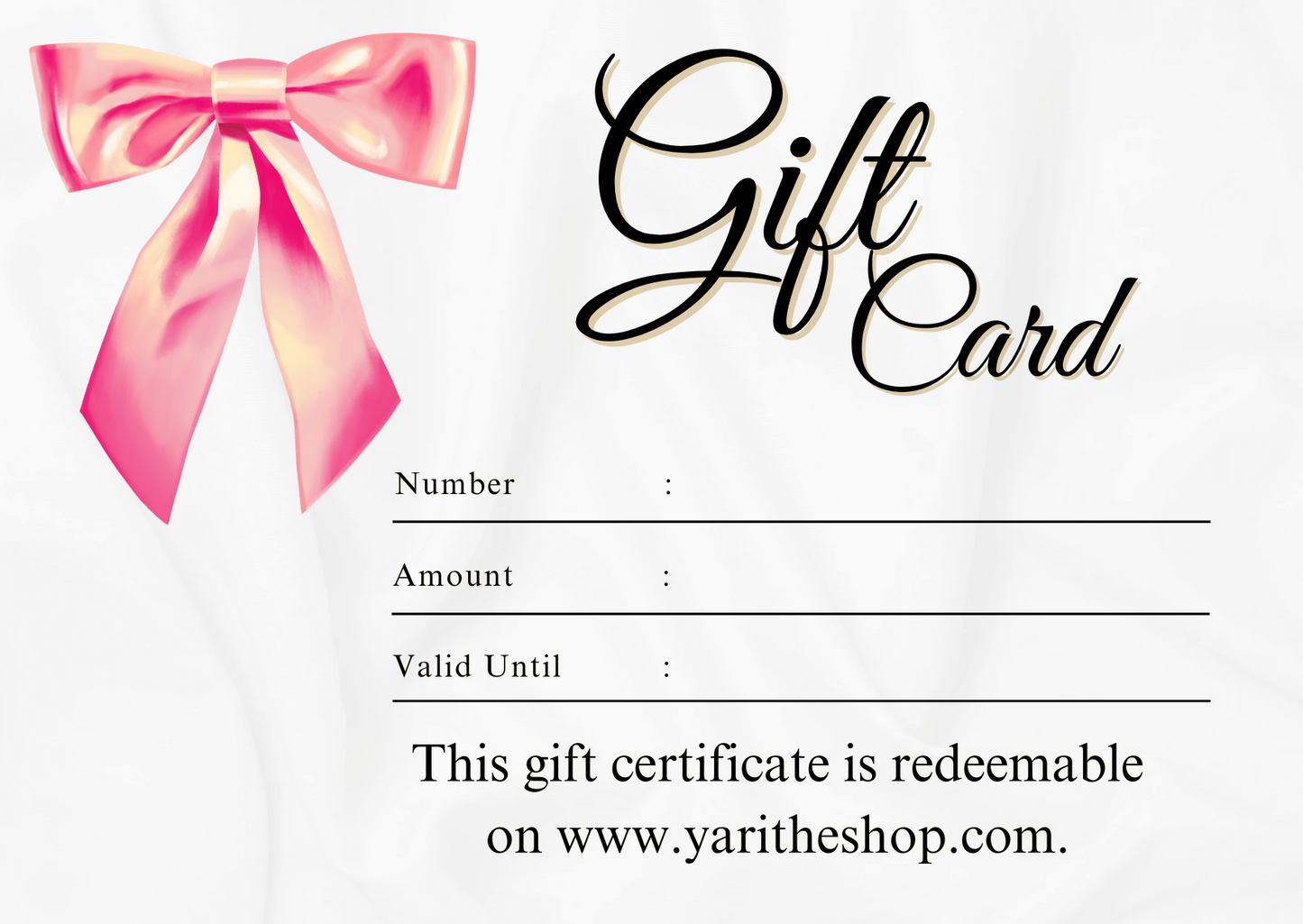 Gift card
