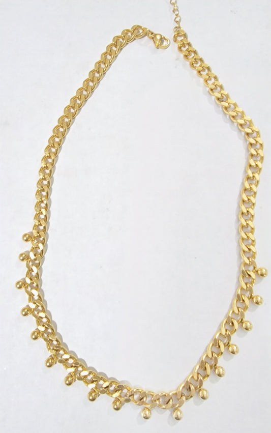 Collarbone ball necklace