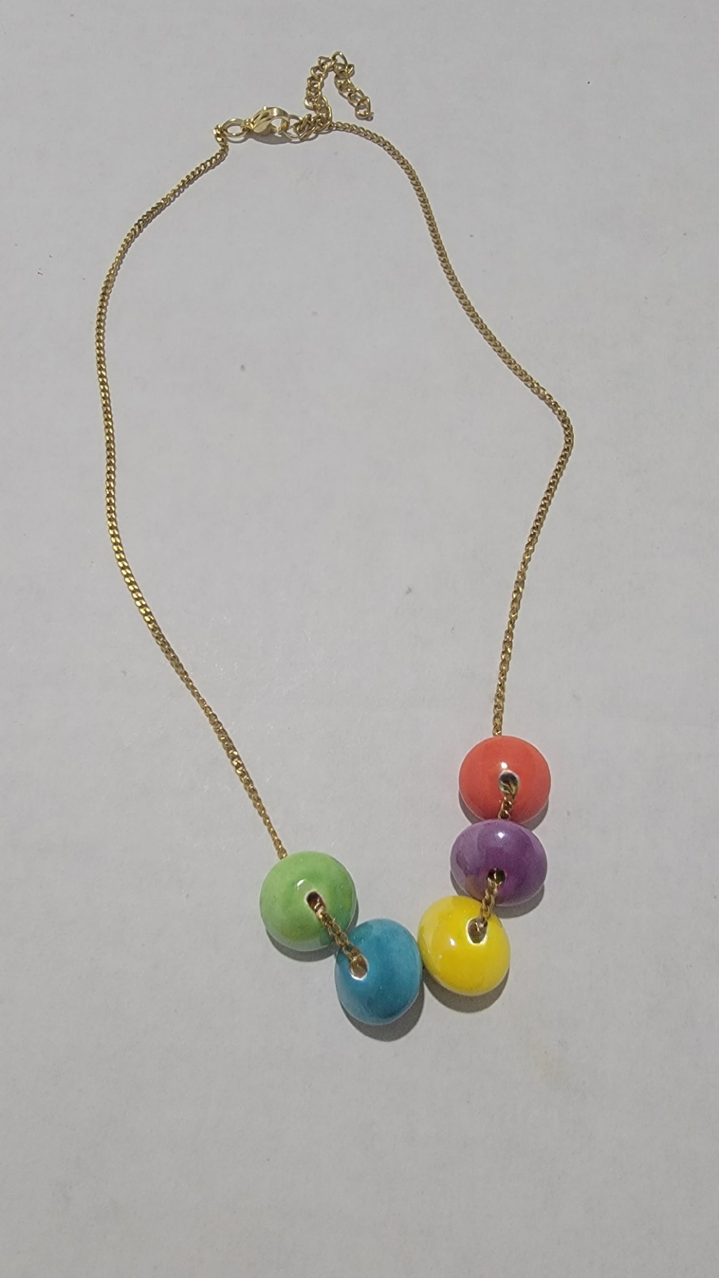 Skittles necklace