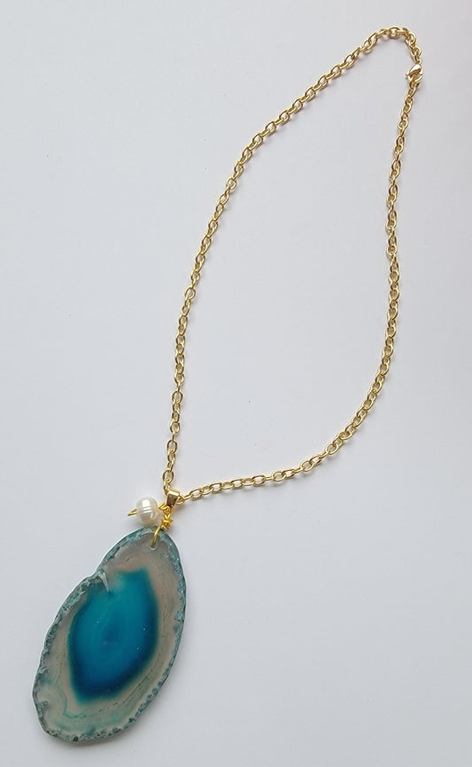 Big Natural Agate Necklace