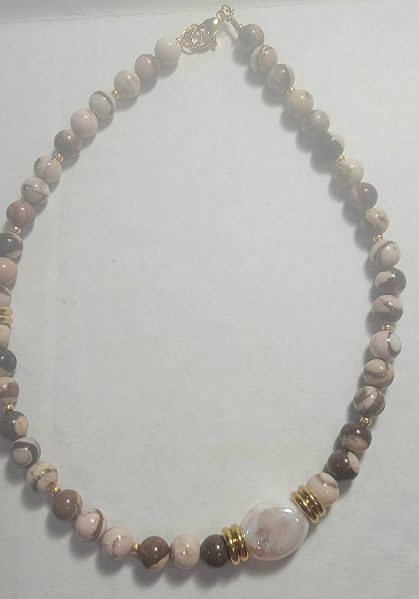 * Zebra Jasper necklace