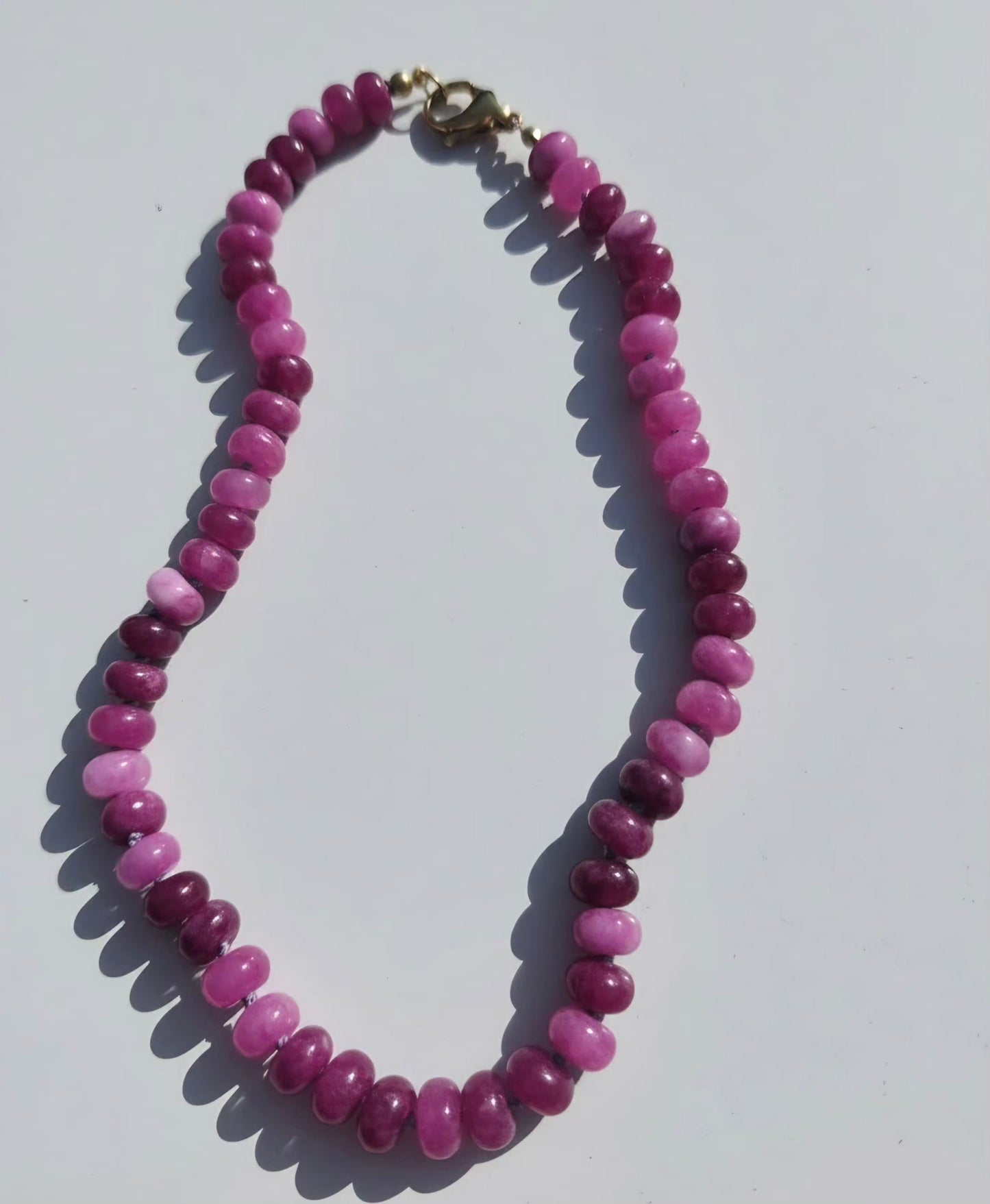Slik knot Jade Necklace