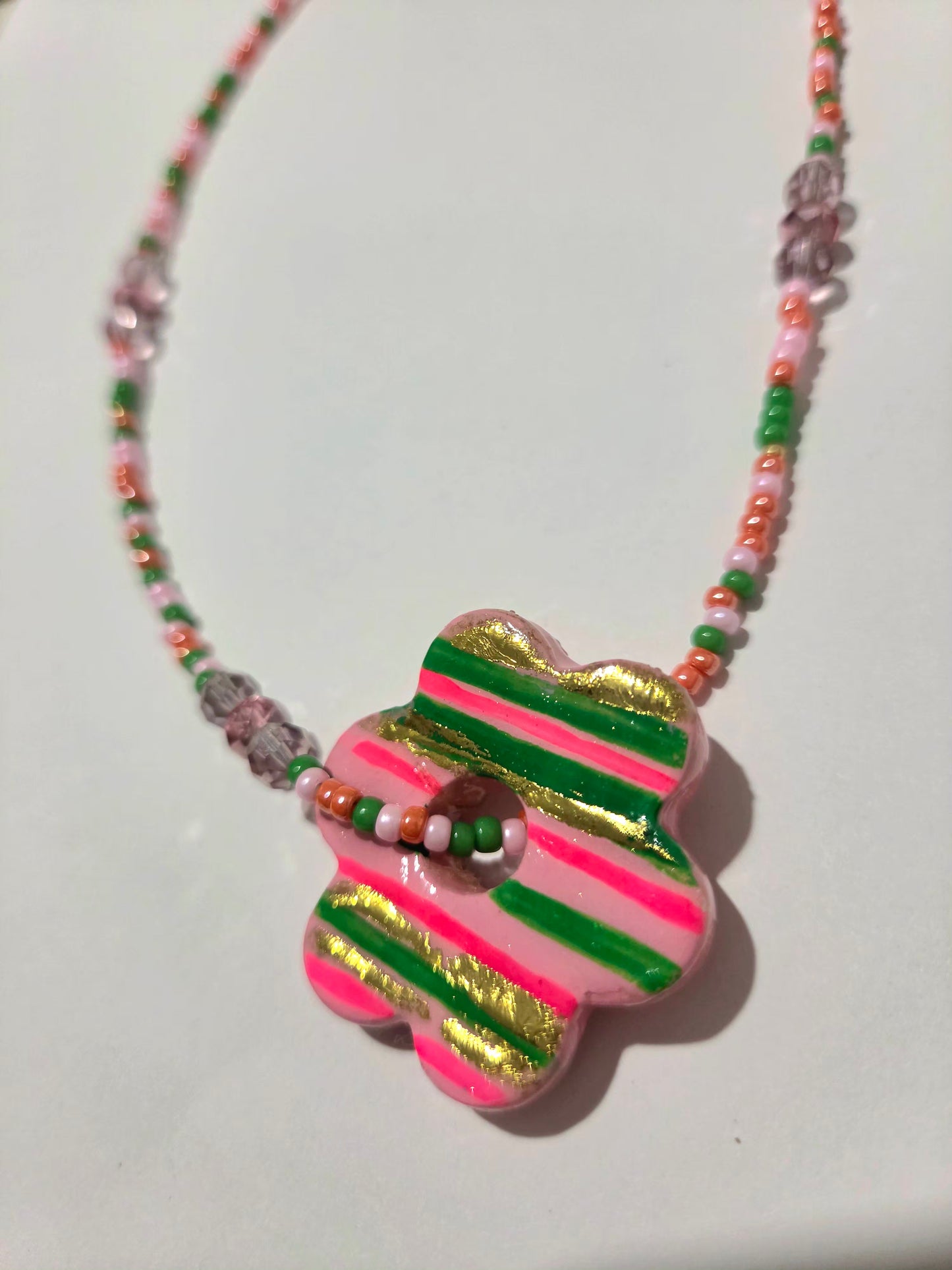 Great flower necklace