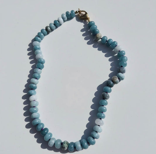 Slik knot Jade Necklace